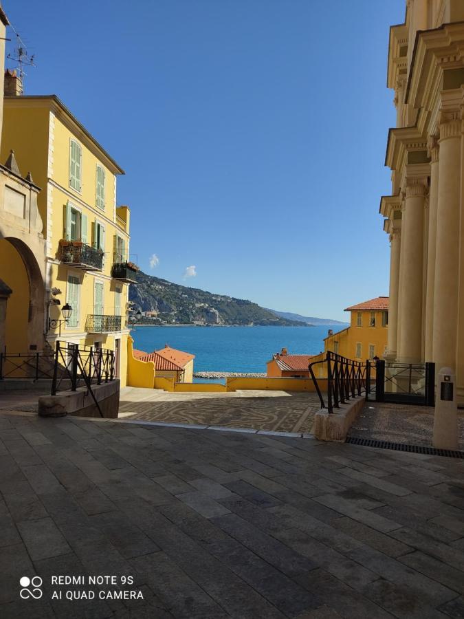 Bilocale Nella Vecchia Citta' Di Mentone Leilighet Eksteriør bilde